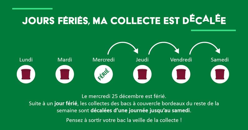 Jours fériés, ma collecte est décalée