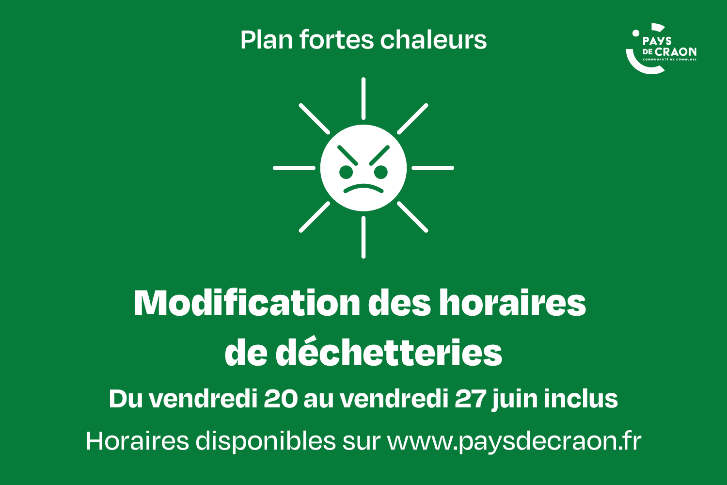 Plan forte chaleur