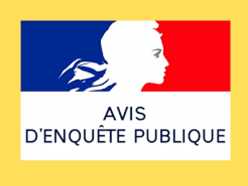 Avis enquête publique