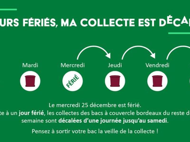 Jours fériés, ma collecte est décalée