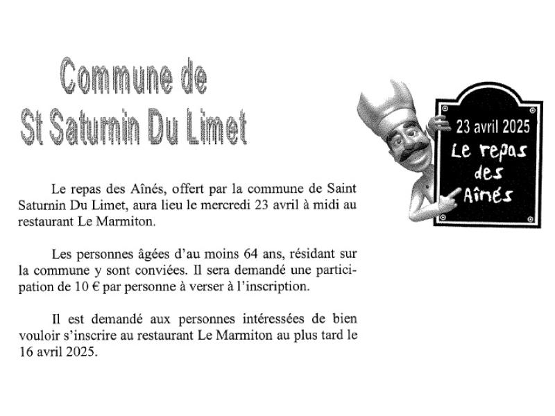 Repas des aînés