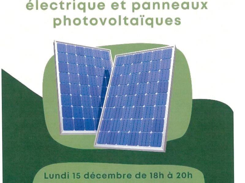 Consommation électrique et panneaux photovoltaïques
